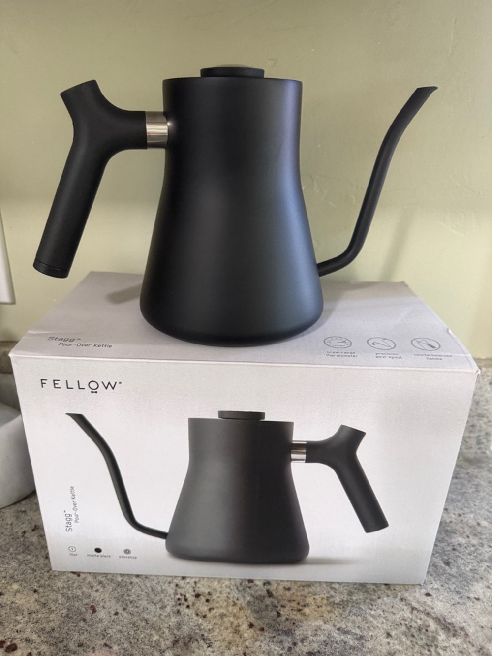 Fellow Stagg Pour-Over Kettle in Matte Black